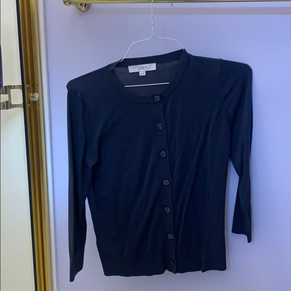 Navy blue loft sweater